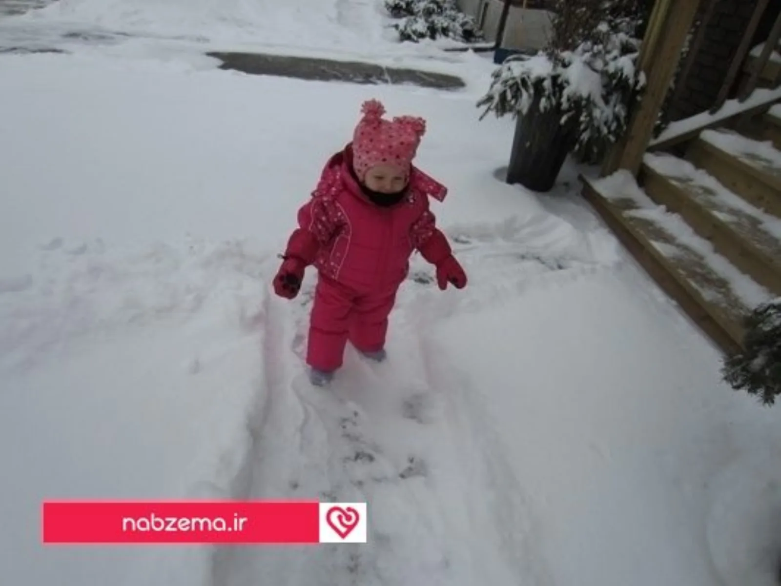 لیز خوردن روی برف