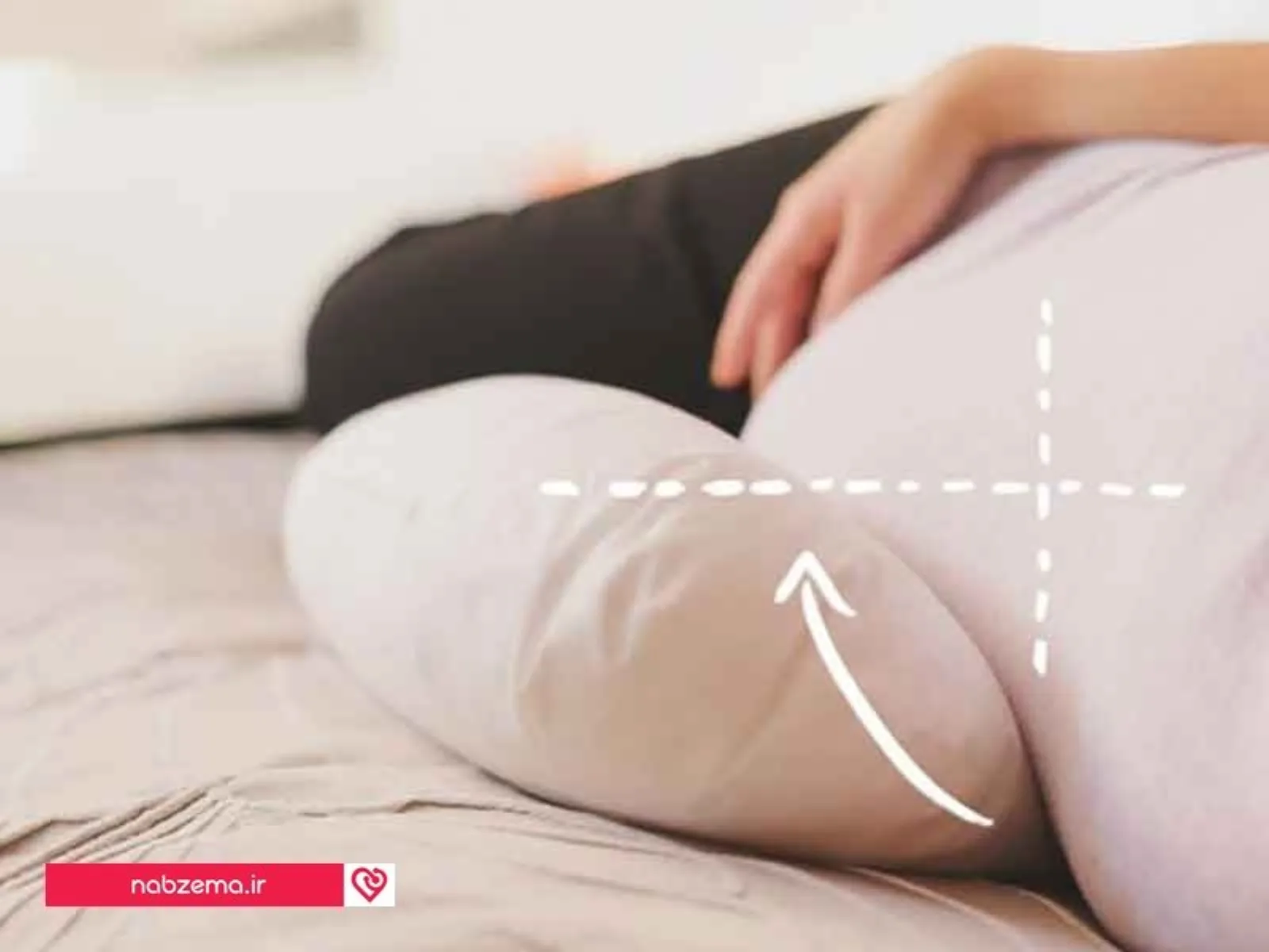 یهترین حالت خوابیدن در بارداری