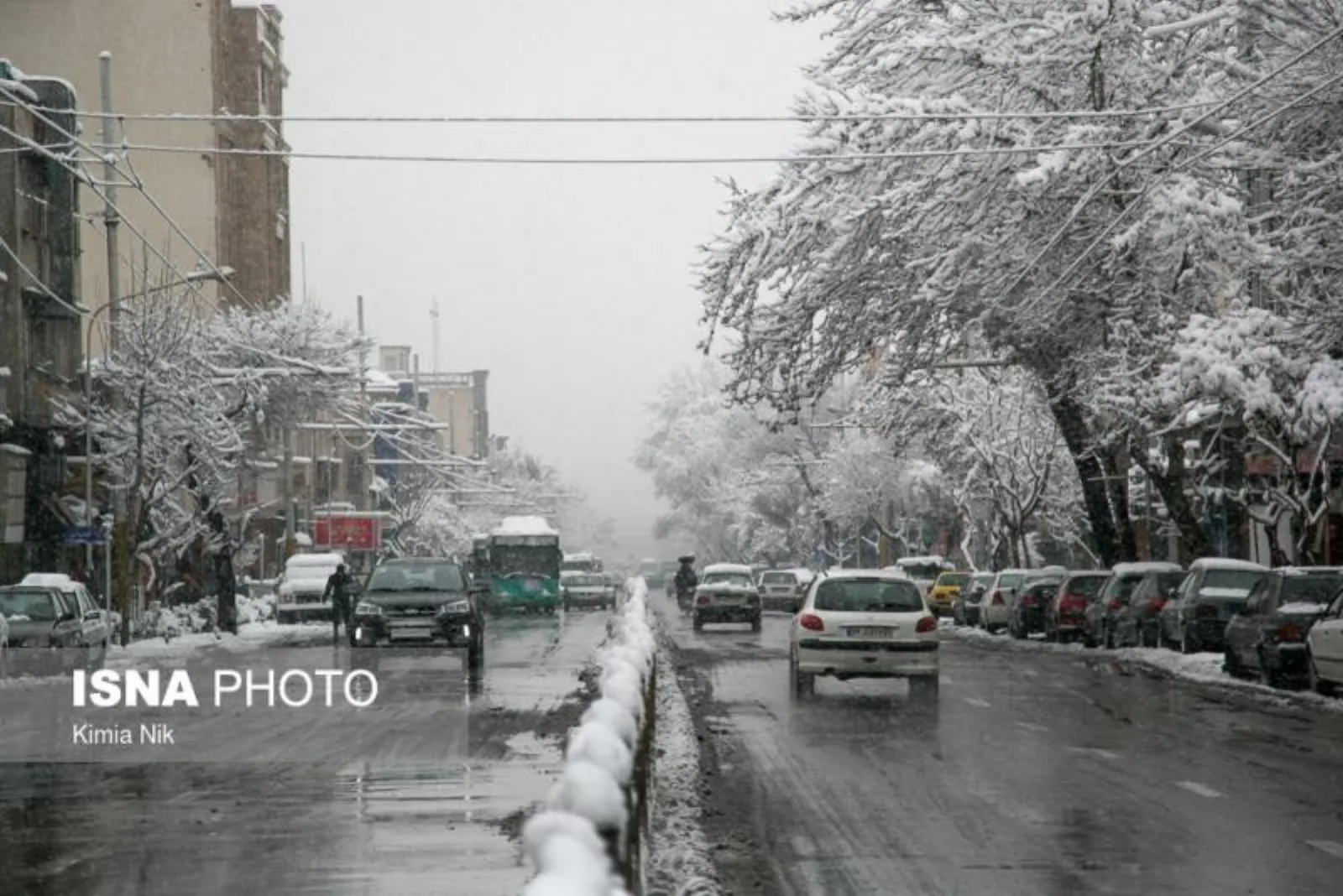 برف تهران