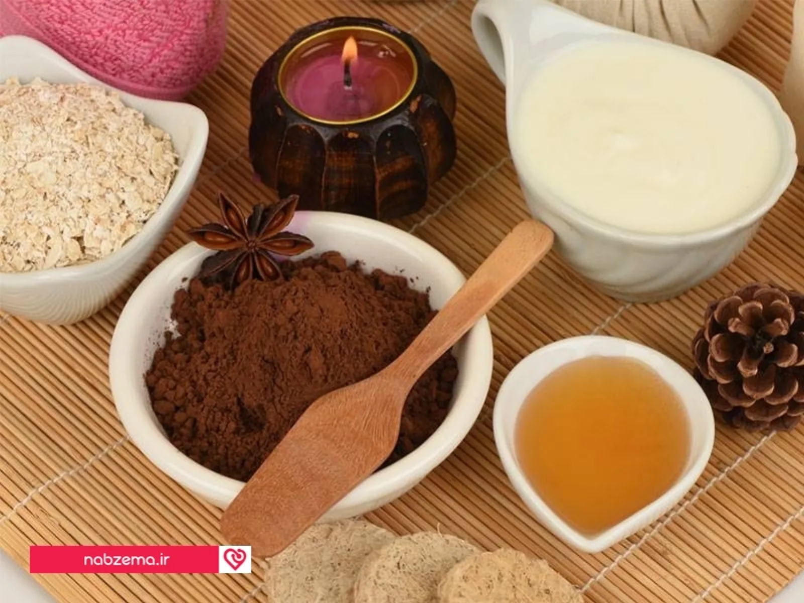 ماسک دارچین عسل و ماست